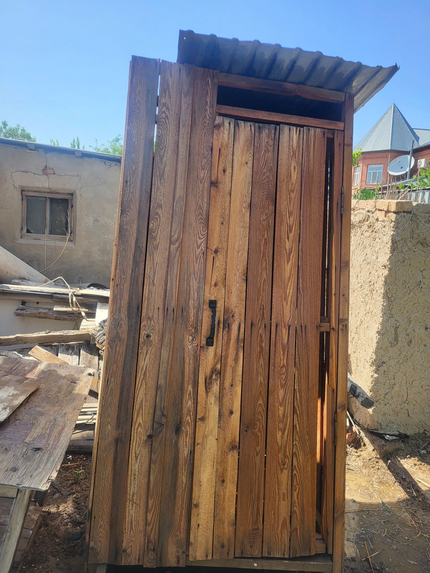 Туалет деревенный агаш туалет
