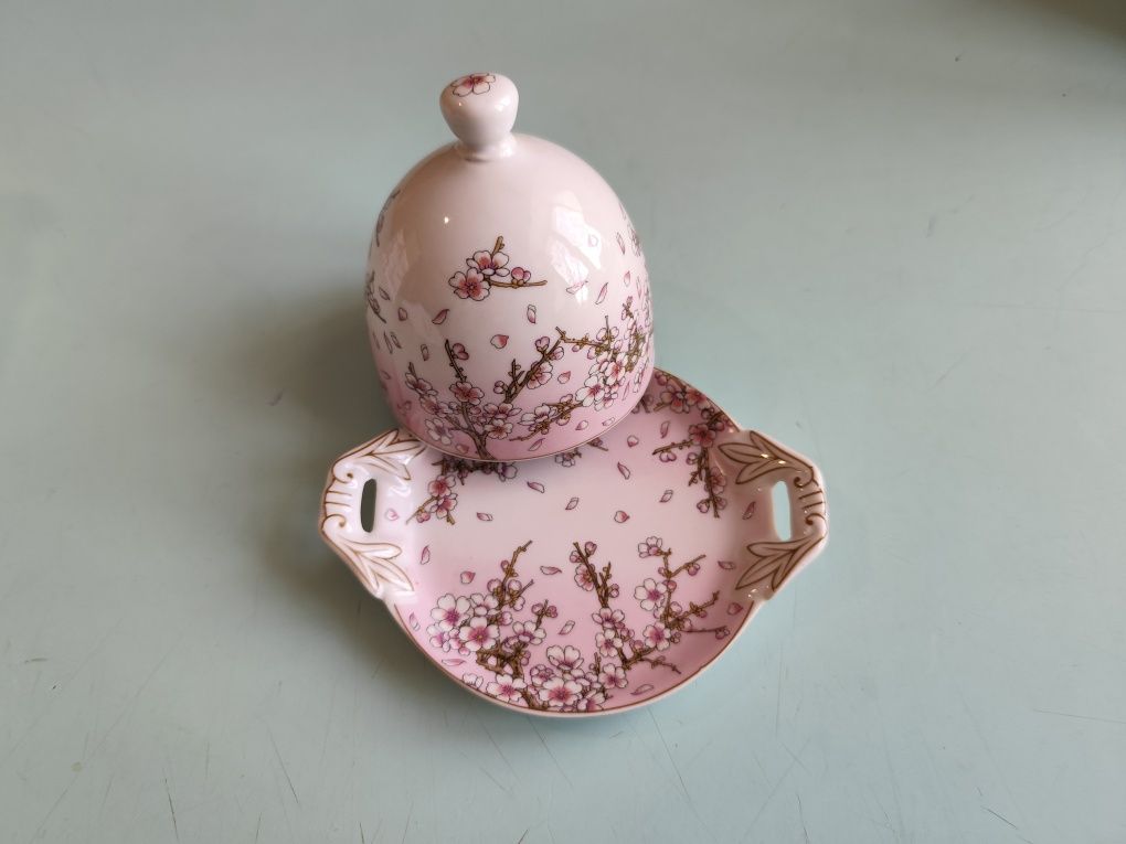 Кофейный сервиз, чашечки, лимонница, сахарница
