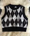 Свитер-жилет чёрный H&M