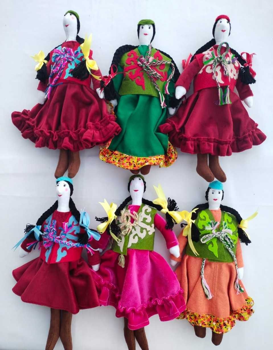 Текстильная кукла казашка