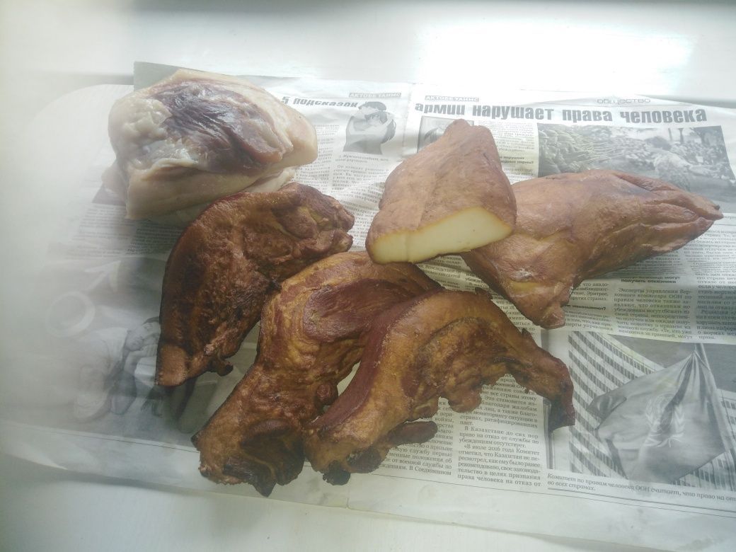 Продам копченое сало, курдюк
