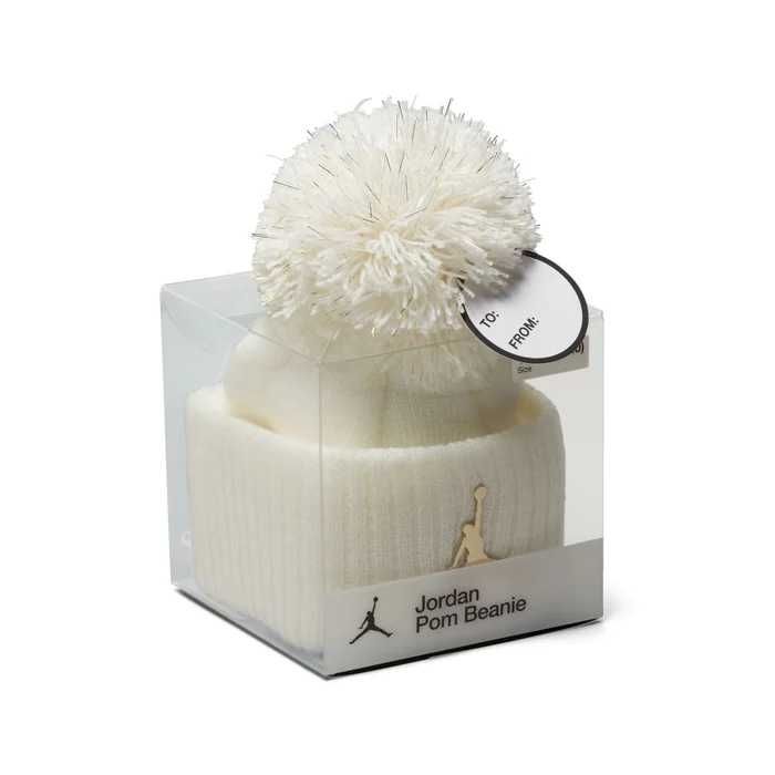 Шапка Jordan Pom Beanie White | Для малышей от 2 до 4 лет | Доставка