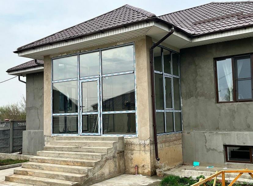 Пластиковые окна Пластик Терезе Окно БУ Витраж Балконы Двери Тараз