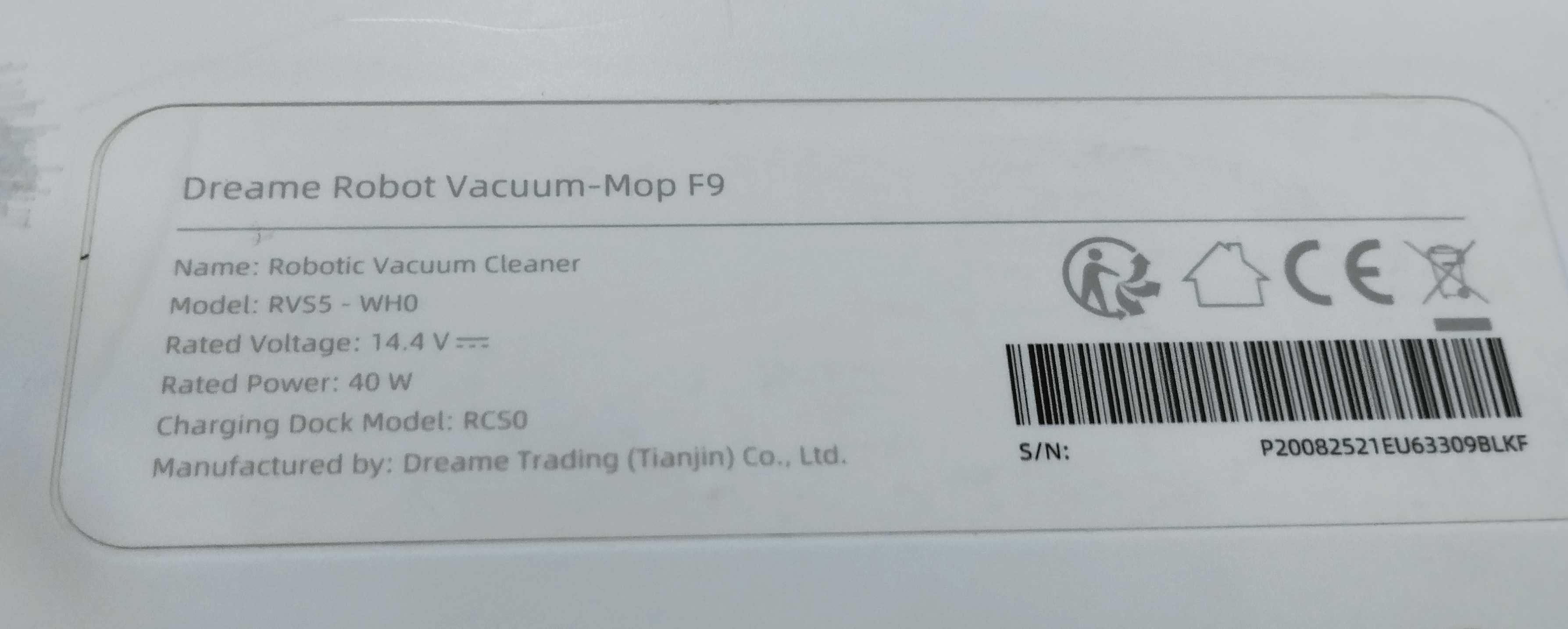 продам робот пылесос Dreame F9