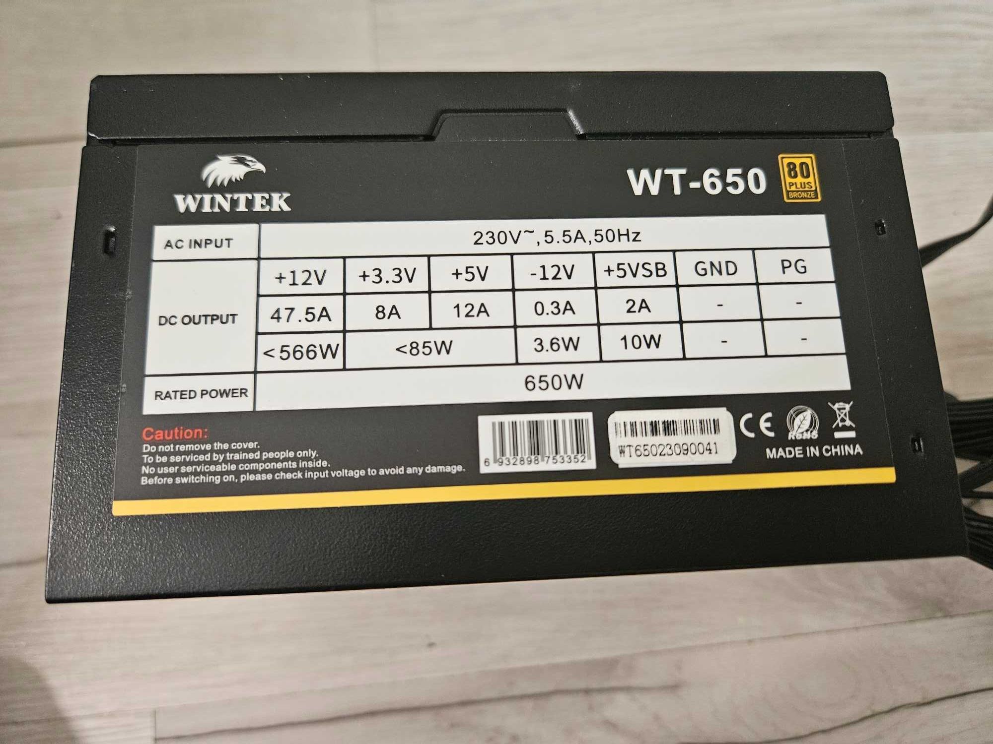 Блок питания Wintek WT-650
