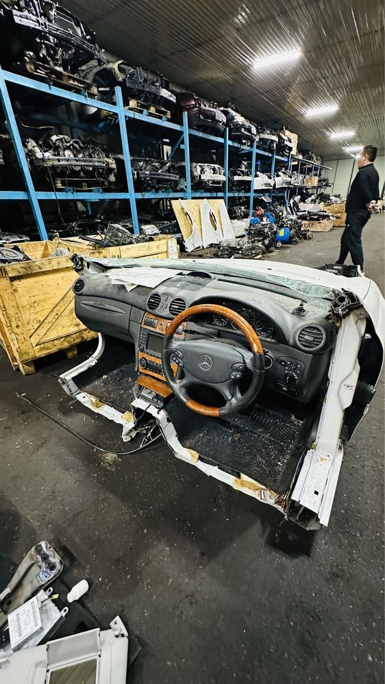 CLK320 w209 авторазбор мерседес распил контрактный двигатель акпп бу