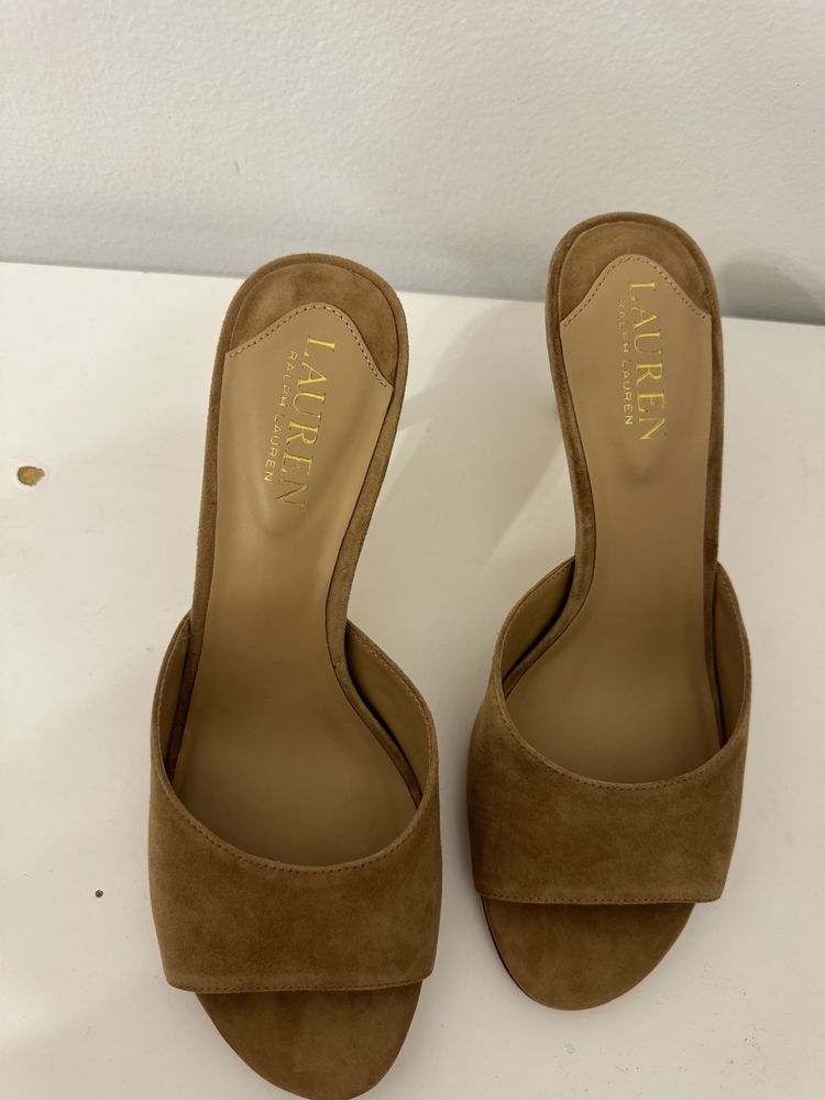 Туфли- Мюли RALPH LAUREN, замшевые , новые 36-36.5