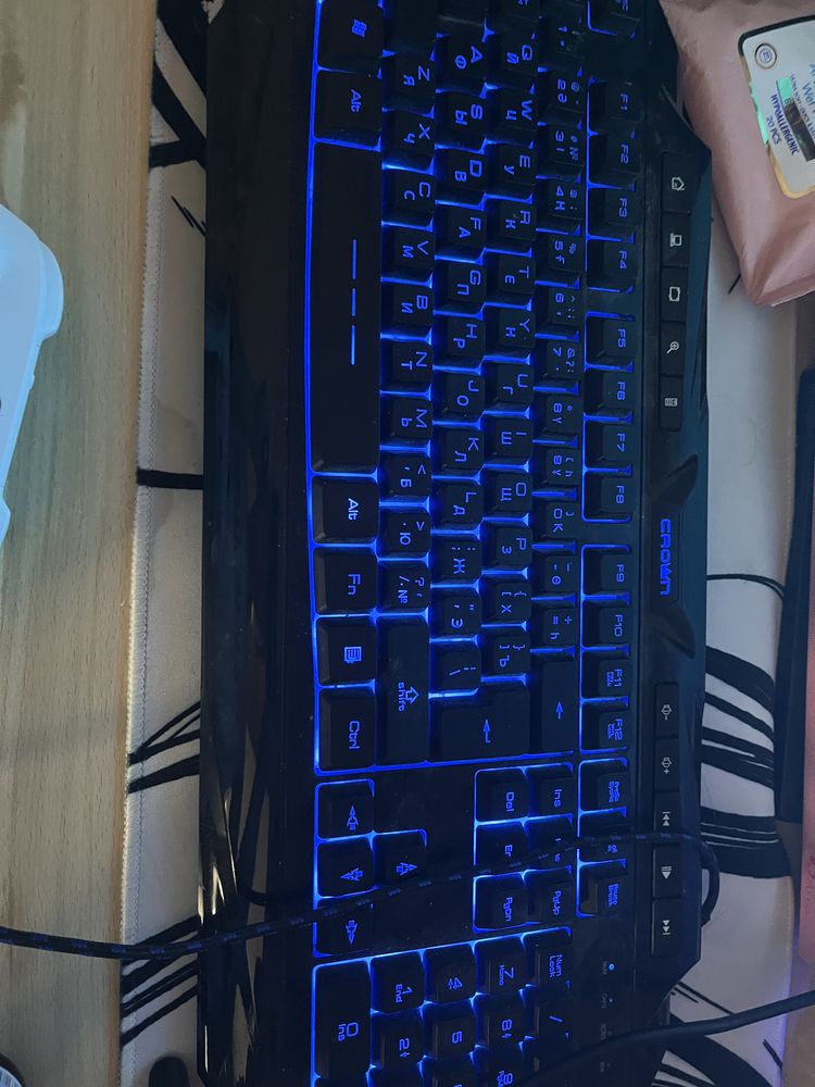 Игровой компьютер с сетапом