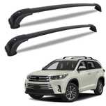 Поперечные перемычки на рейлинги Toyota Highlinder 2017-19 г.в.