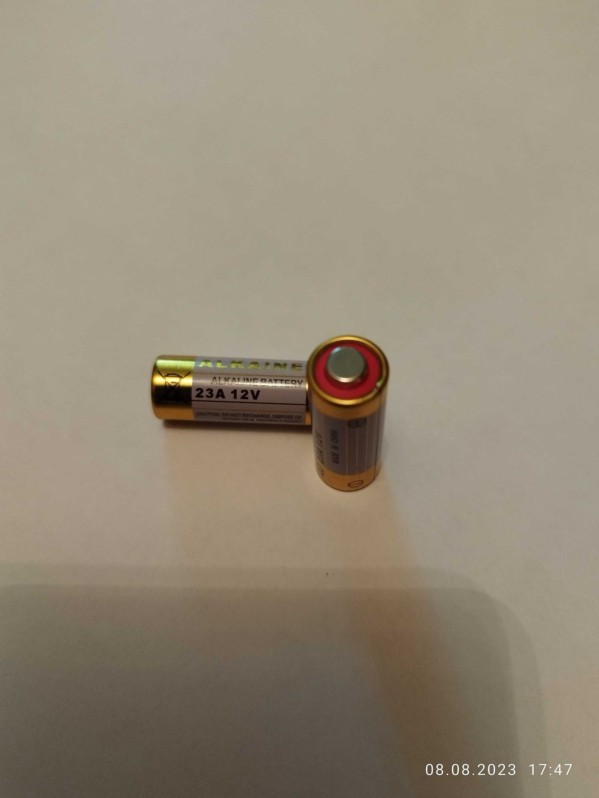 Батареи высокой емкости A23 - 12V к пультам (сигнализация и т.д.)
