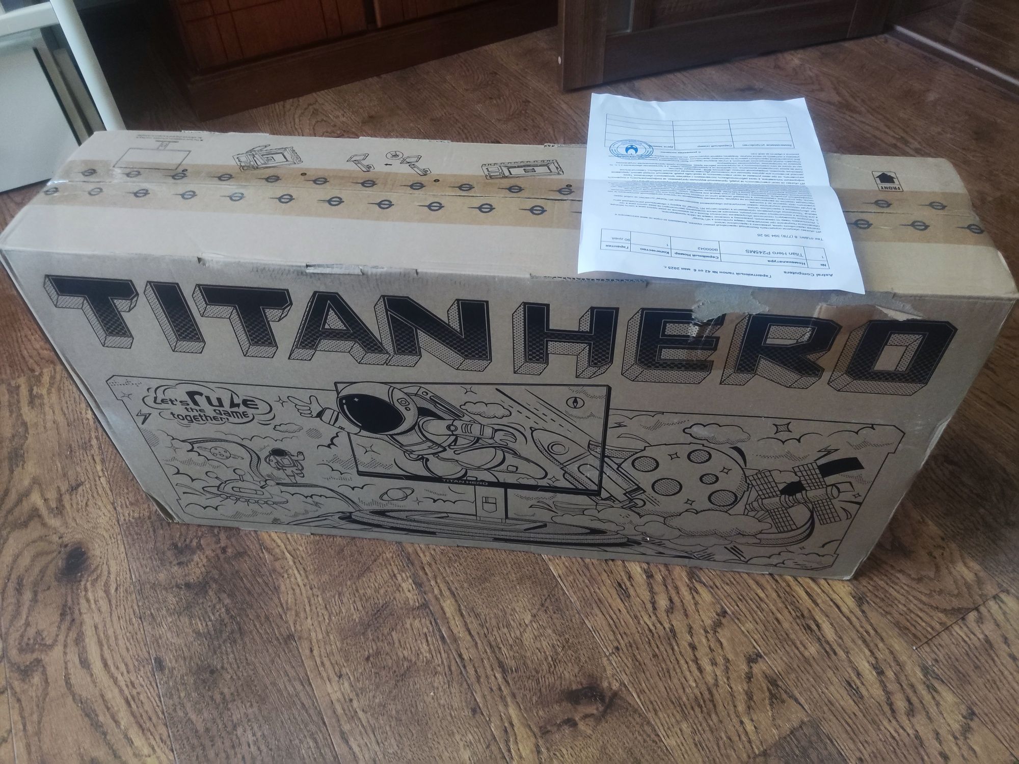 Монитор Titan Army P245MS – Новый, 240 Гц, QHD, HDR1000