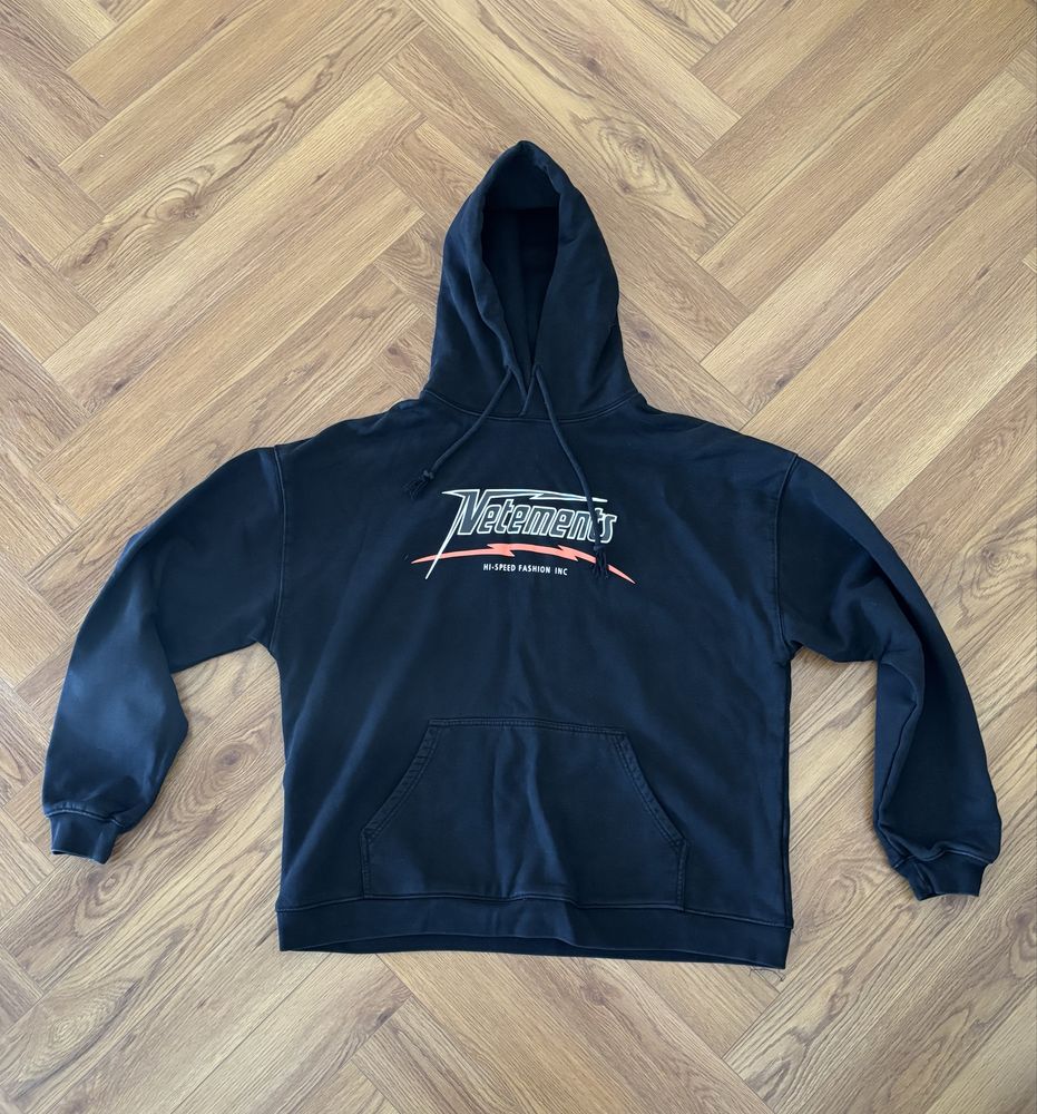 Vetements Black Hi-Speed Hoodie