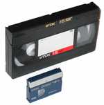 Оцифровка видеокассет VHS, VHS-C, miniDV, Digital8, Video8, Hi8