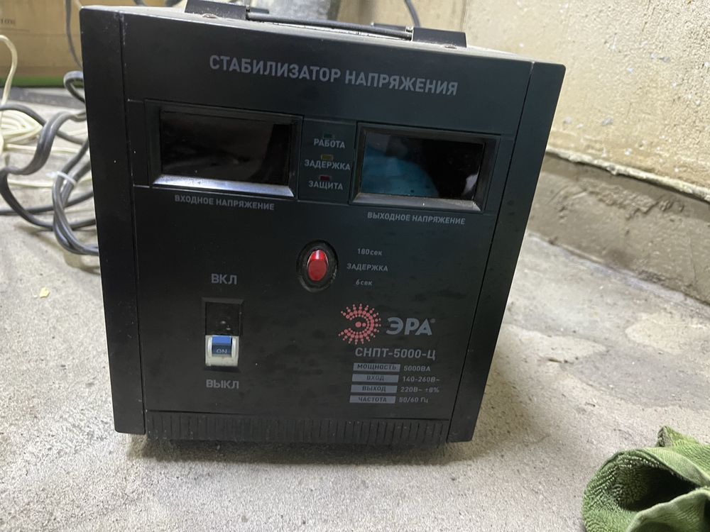 Стабилизатор напряжения Эра ЭРА СНПТ-5000-Ц