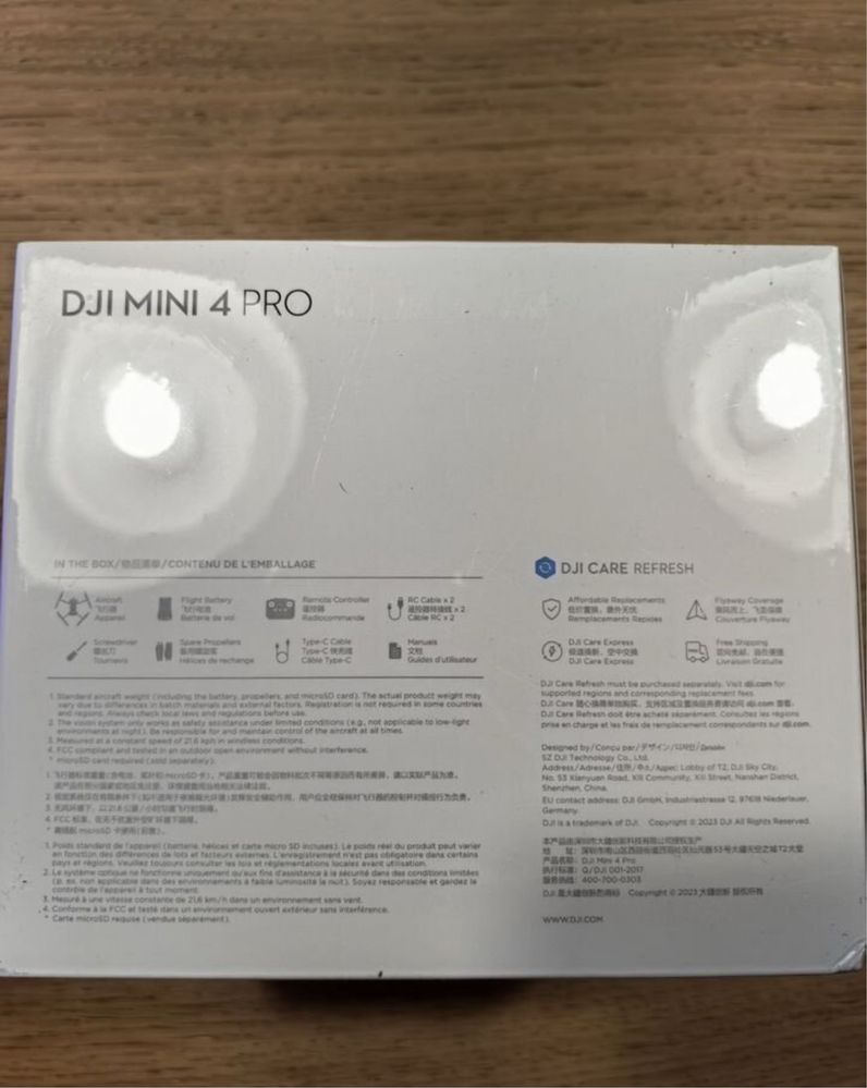 Запечатанный квадрокоптер Dji Mini 4 Pro с [RC-N2]