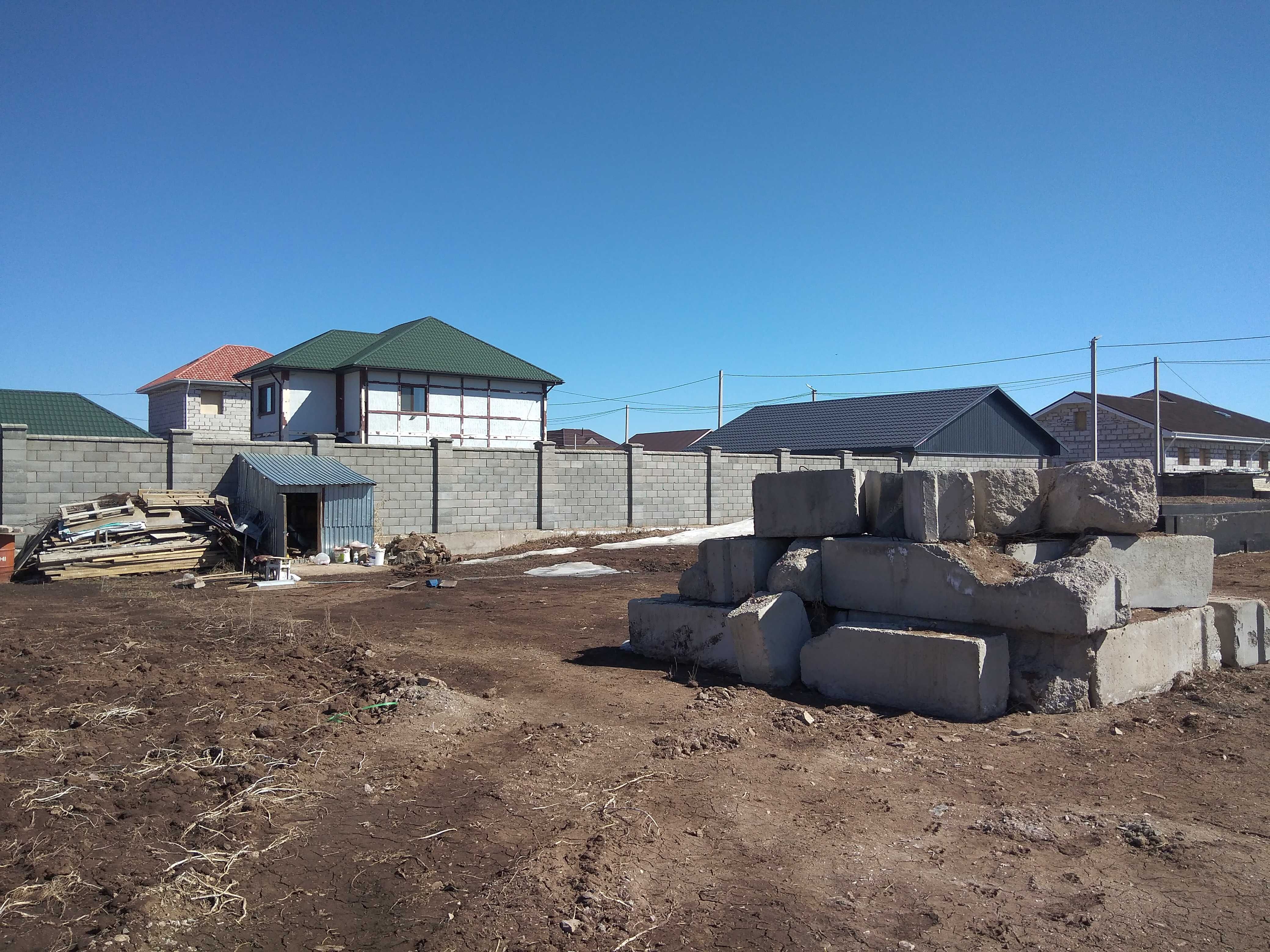 Продам участок 10 соток с фундаментом, Жибек Жолы