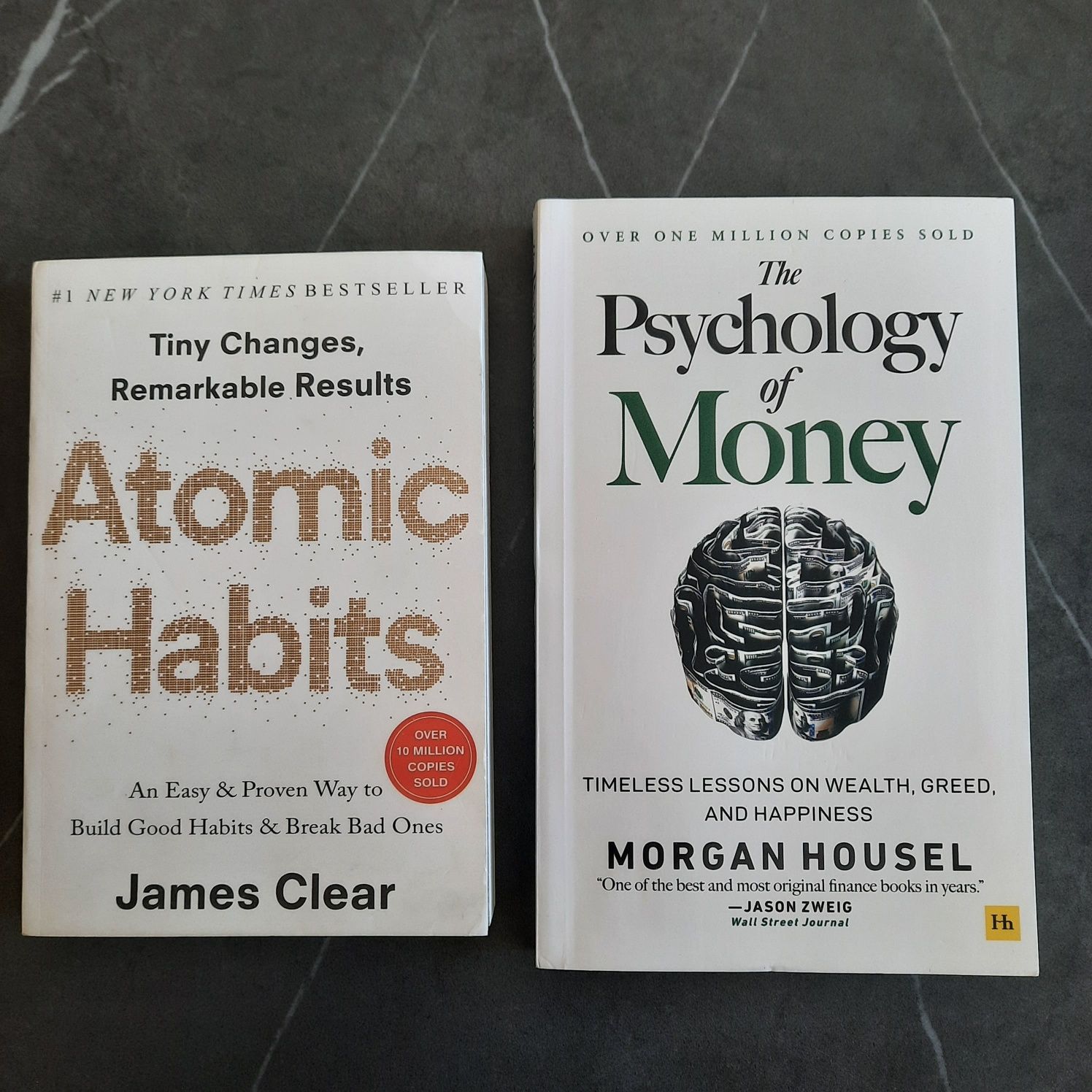 Книги на английском. Atomic habits. Psychology of money.
