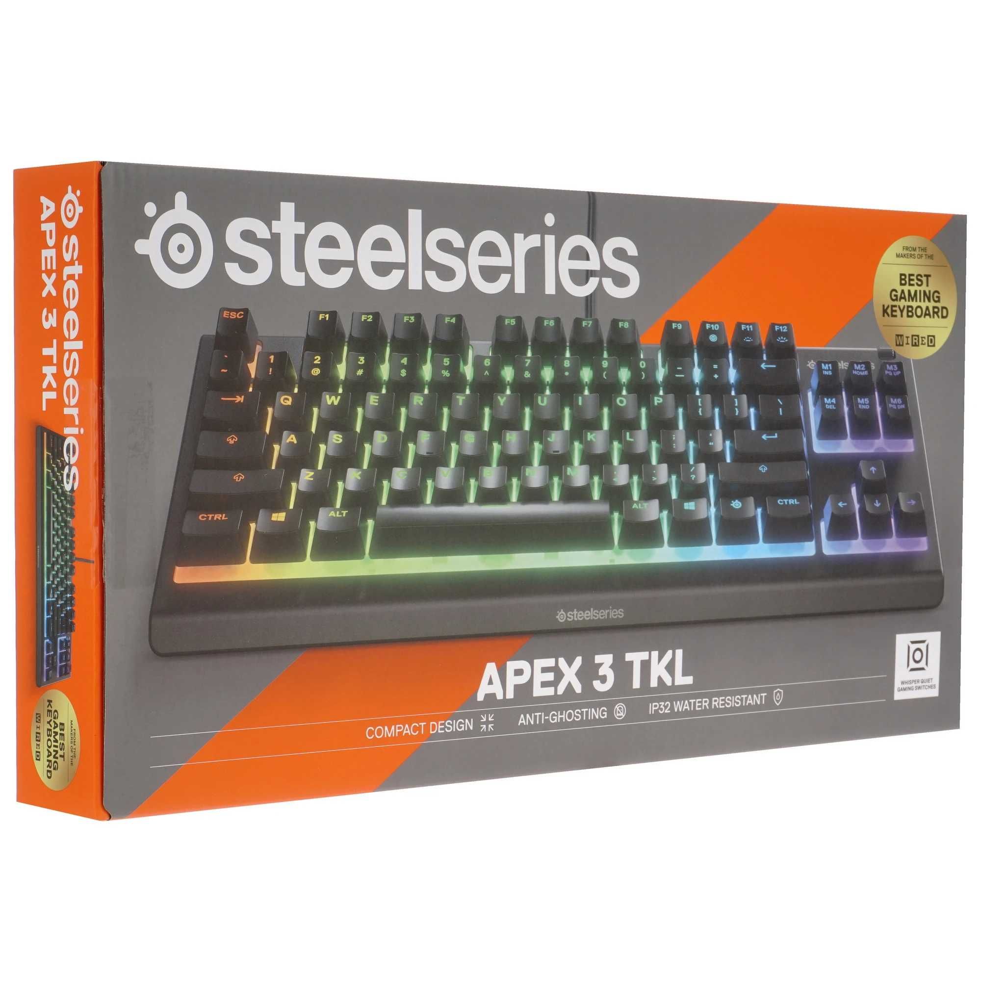 Игровая клавиатура Steelseries Apex 3 TKL RGB