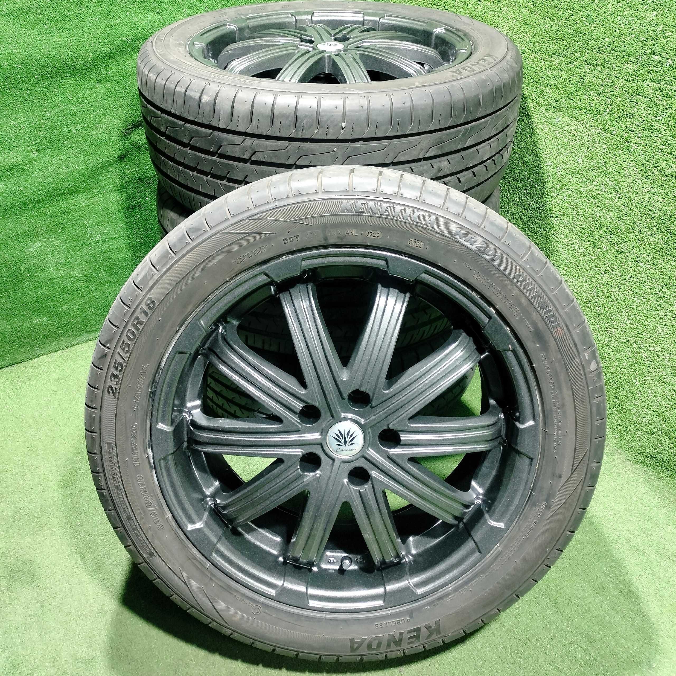 Продам Диск с резиной Work Lehrmeister R18 7,5 JJ 5/114,3 ET 38 Графит