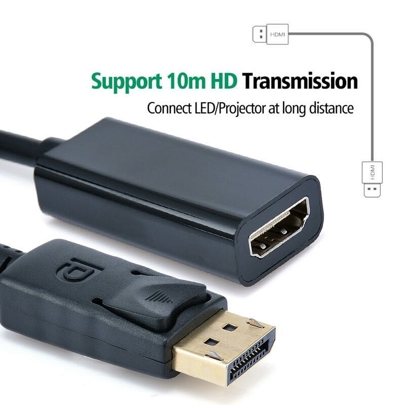 Переходник DisplayPort на HDMI. Качественный. Алматы.