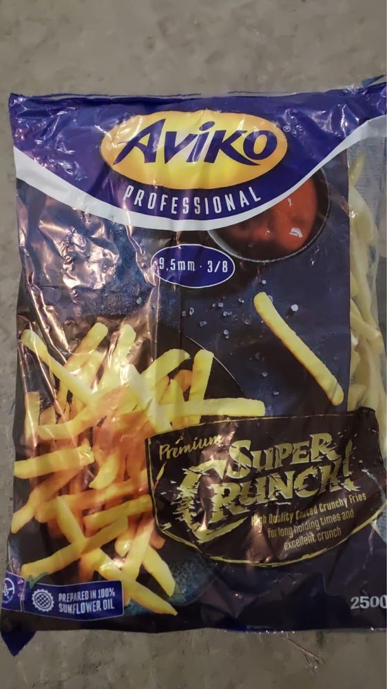 Замороженный картофель фри, картофельные изделия