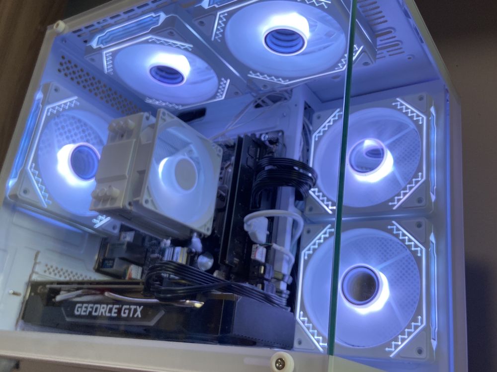 Компьютер игровой i5 аквариум GTX-1660ti