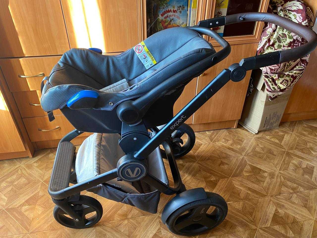 Детская коляска Verdi Expert 3в1 (Польша), плюс автокресло