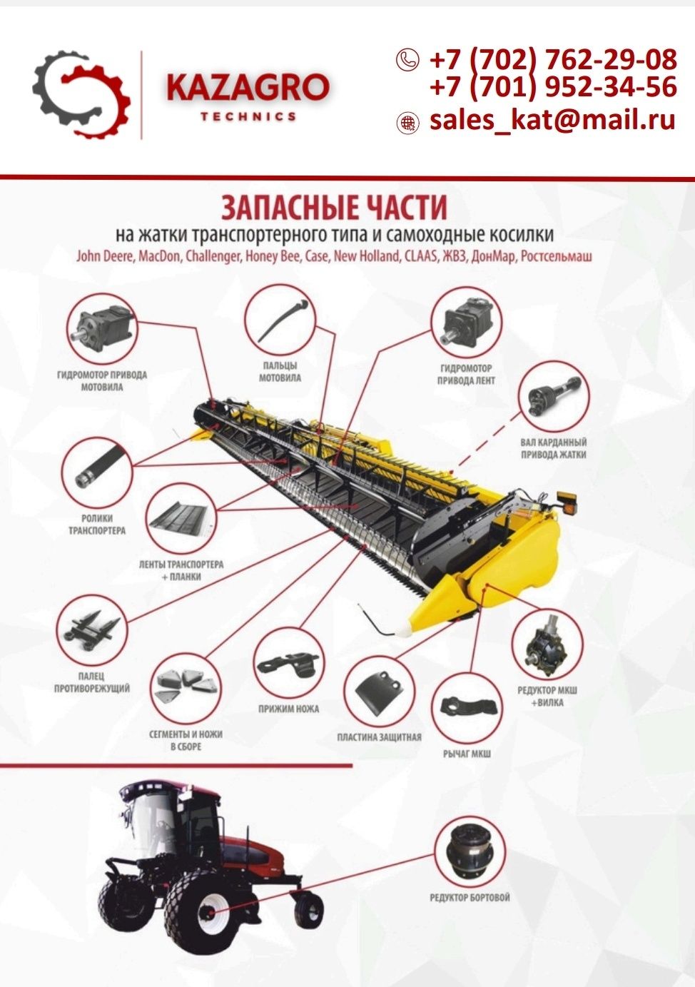 Сельскохозяйственные запчасти