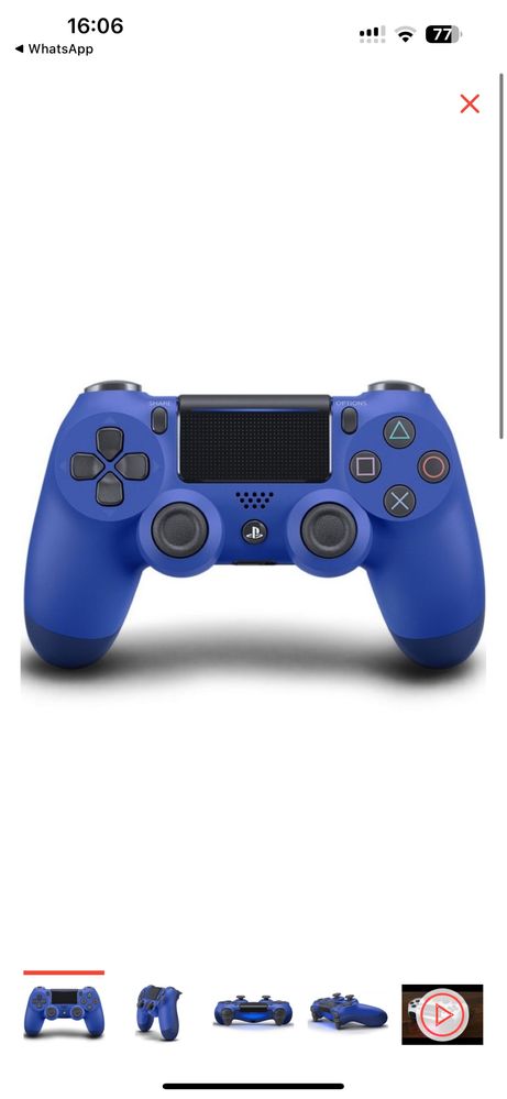 Игровой контроллер Sony Dualshock 4 v2 синий