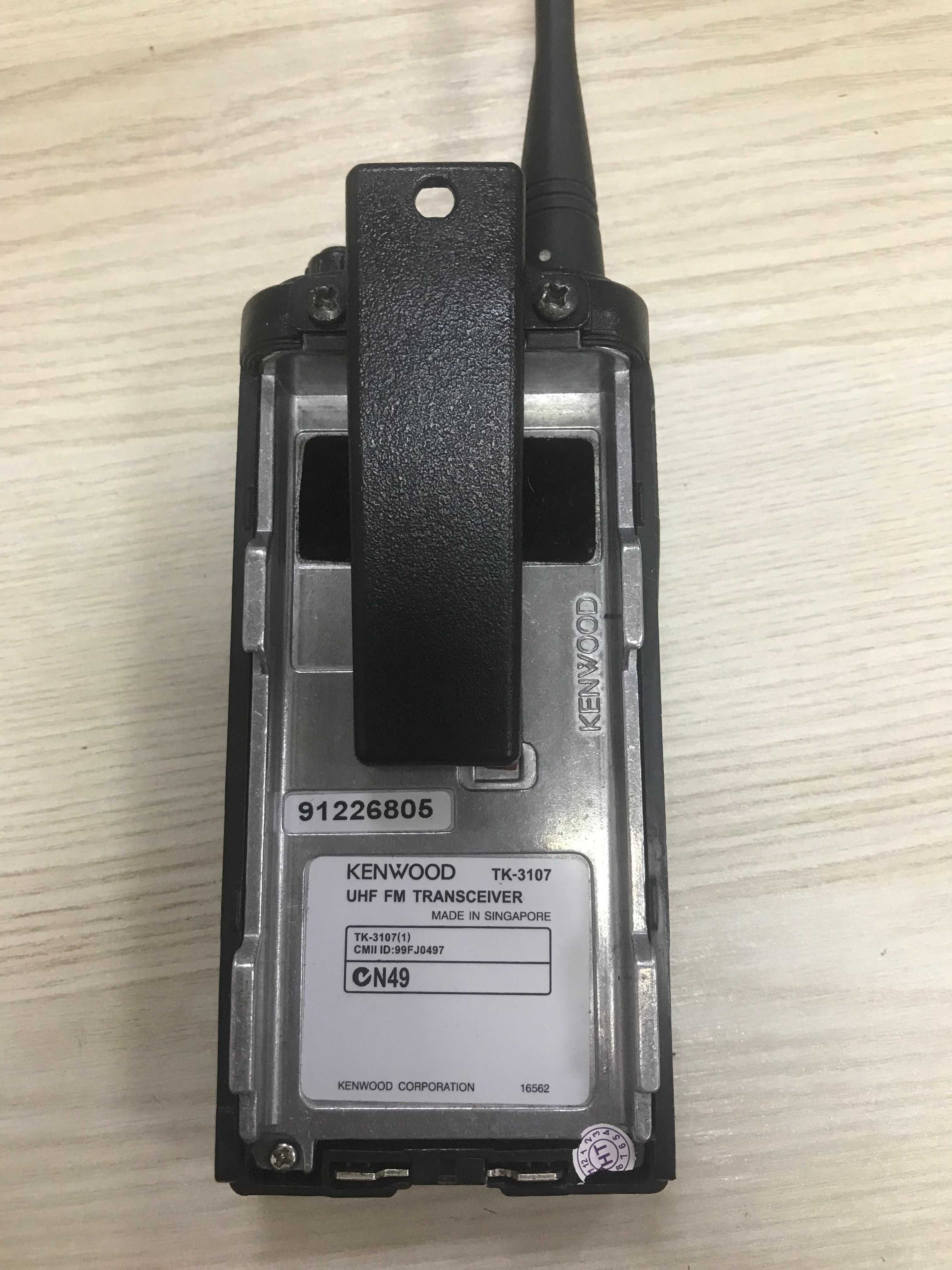 Рация Kenwood Tk-3107 б/у, без аккумулятора