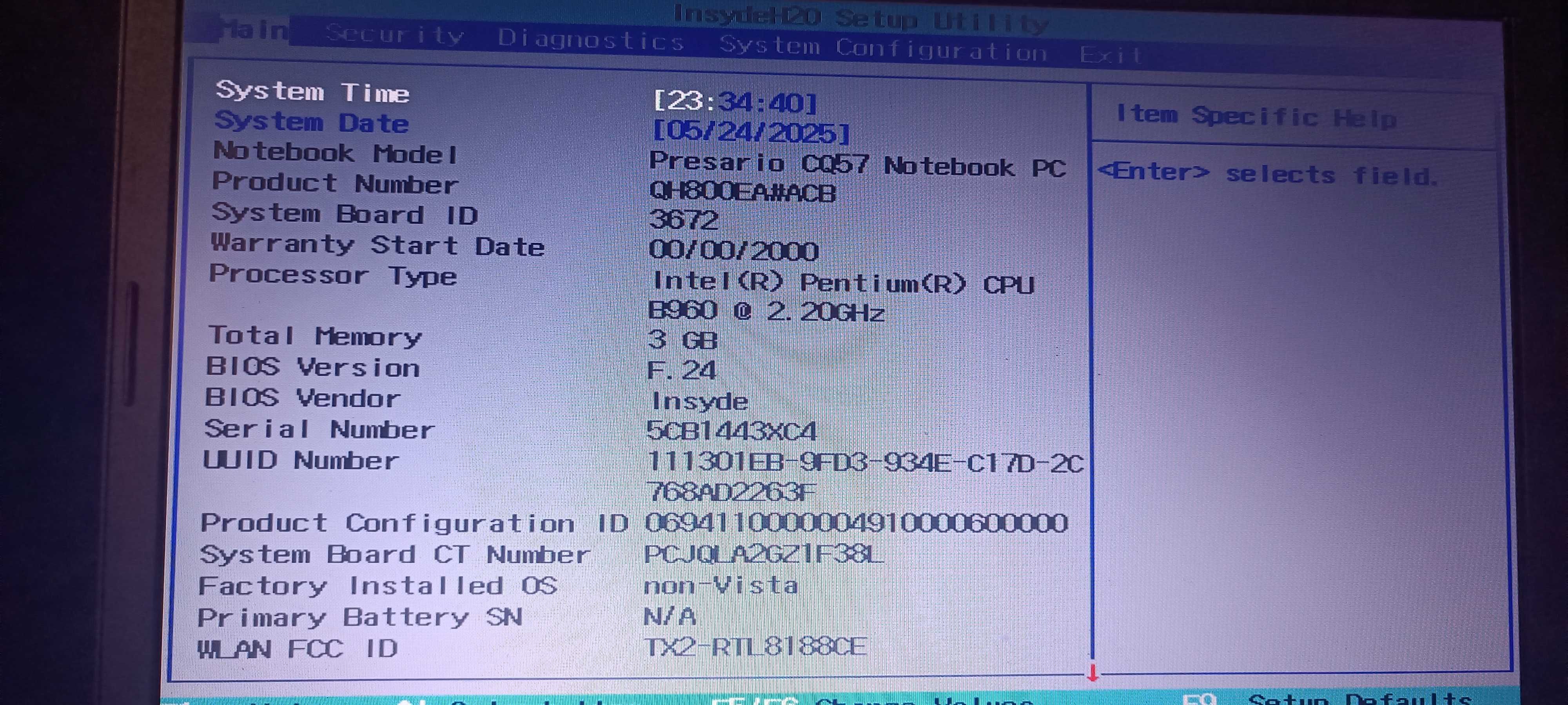 Ноутбук Compaq Presario CQ57 для офиса и учебы