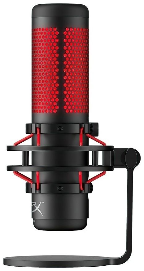 Микрофон HyperX, красный чёрный