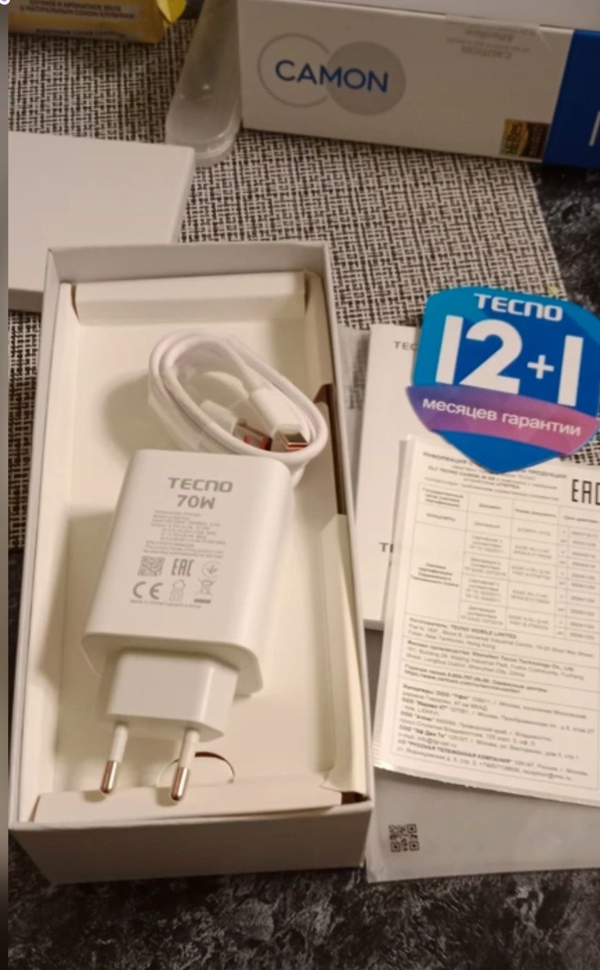 ™ Tecno canon 30 5G. Память 8/256 гб. Android 15