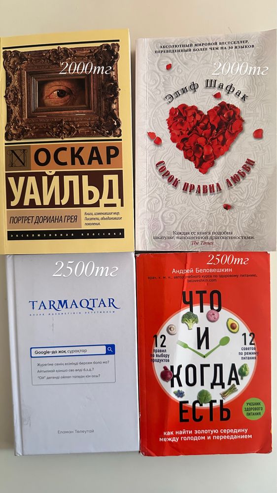 Кітаптар сатылады/продаются книги