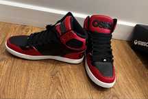Кроссовки Osiris Nyc 83  красно-черные, мужские