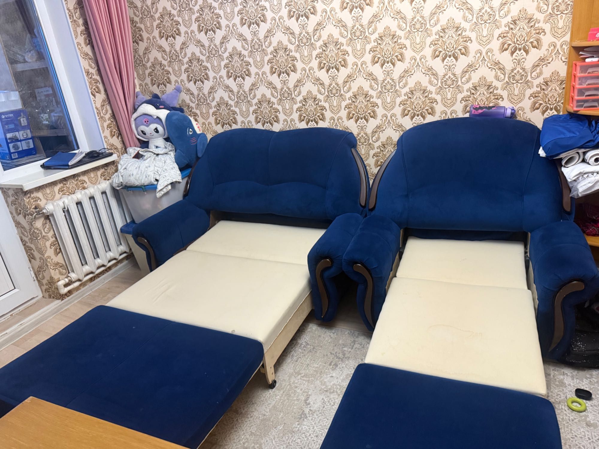 Диван с креслом в отличном состоянии
