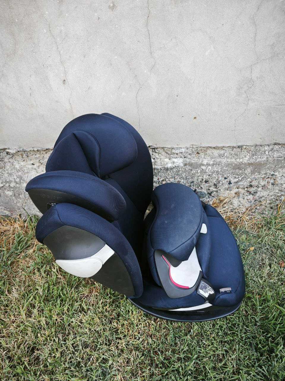 Автокресло Cybex Pallas B-Fix Bay Blue синий, группа 1/2/3