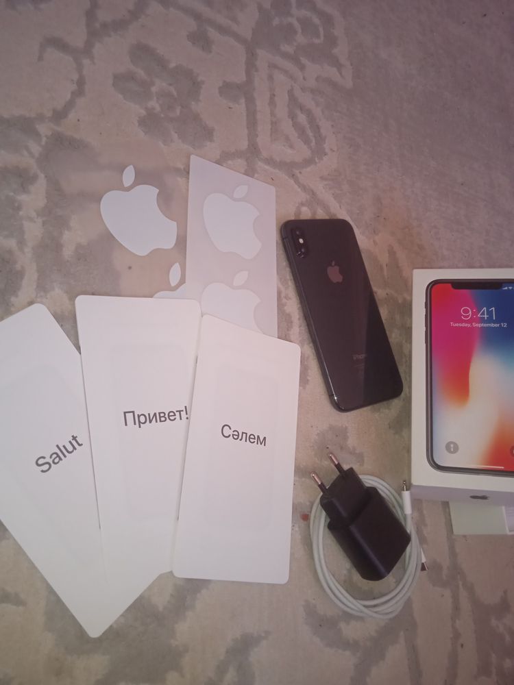 iPhone X 256GB в отличном состоянии