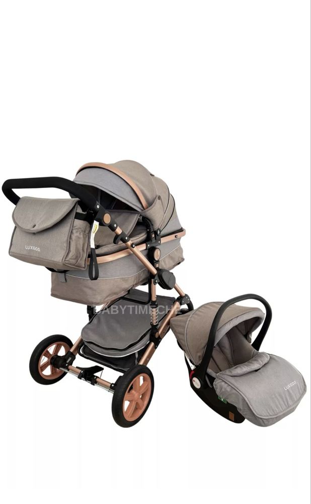 Коляска для новорожденных 3 в 1 Luxmom 510 с автолюлькой