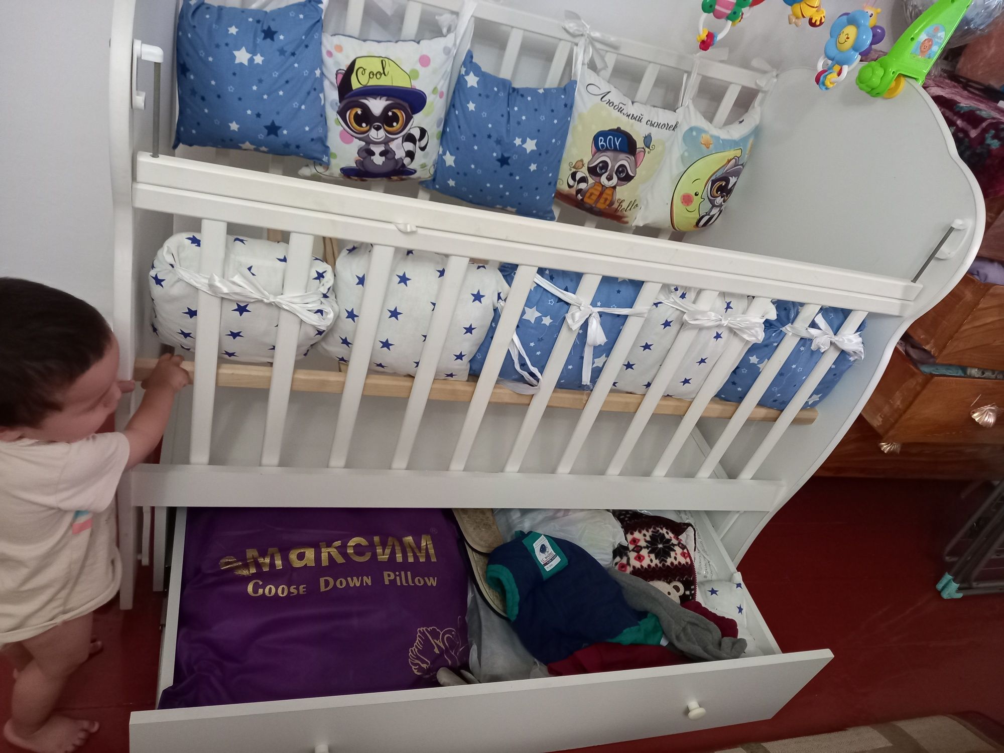 Детская кроватка Качалка 2 в 1 .