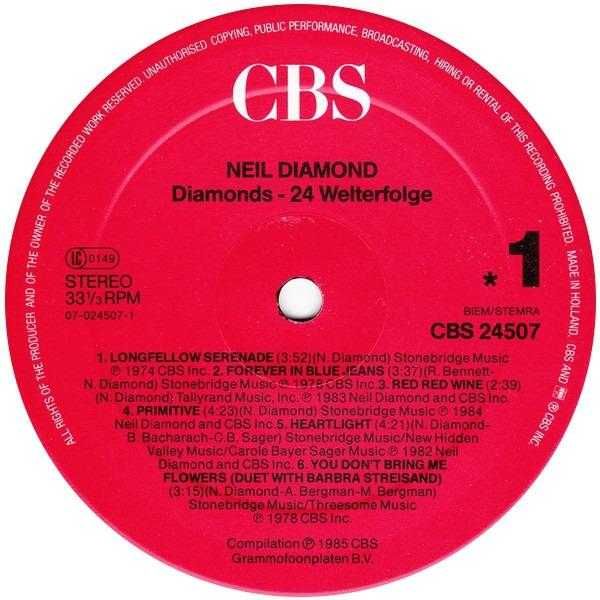 The Everly Brothers / Neil Diamond ( 4 виниловые пластинки )