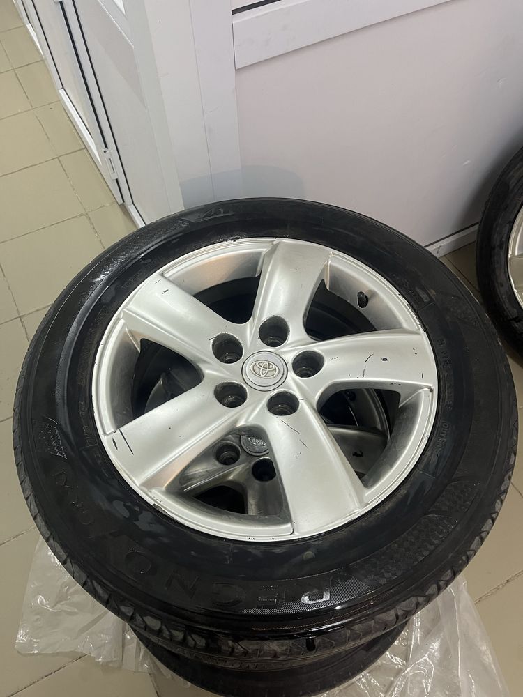 Диски на toyota с летней резиной