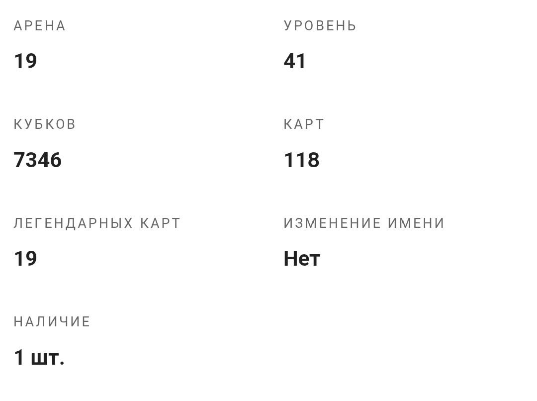 Аккаунт в Клэш рояль