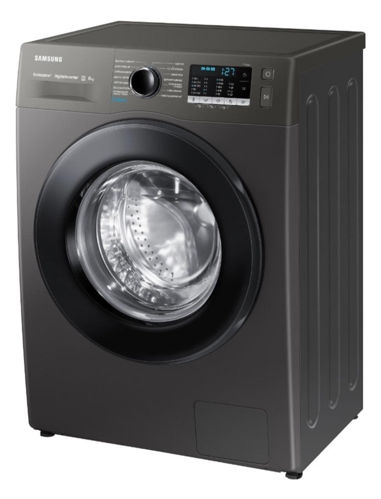 Стиральная машина Samsung WW80AGAS26AXLD серый 7кг