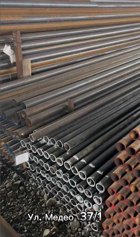 Труба стальная  круглая, водогазопроводная и электросварная