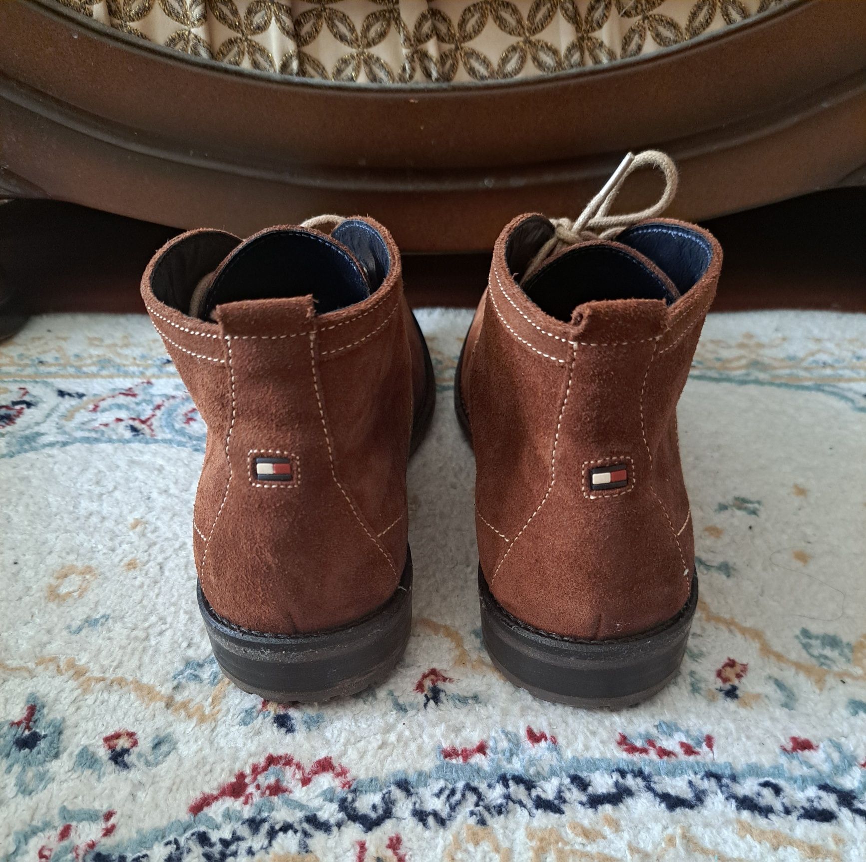 Ботинки весенние Tommy Hilfiger, замша, размер 40-41