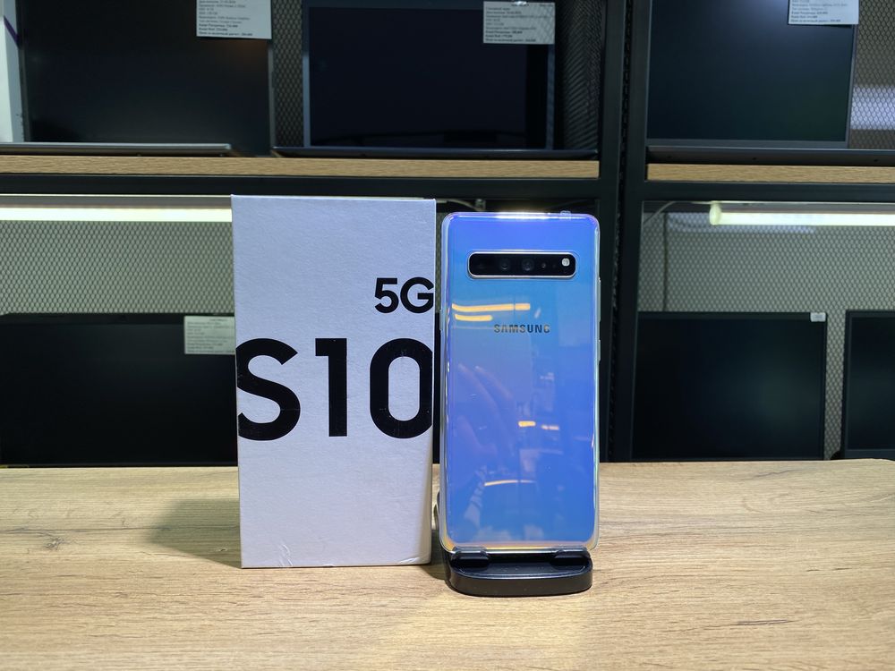 Samsung S10 5G, 8/512 GB, андроид 11, голубой, 10382/А10