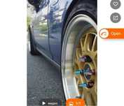 Болты пуля jdm 18 шт красный цвет