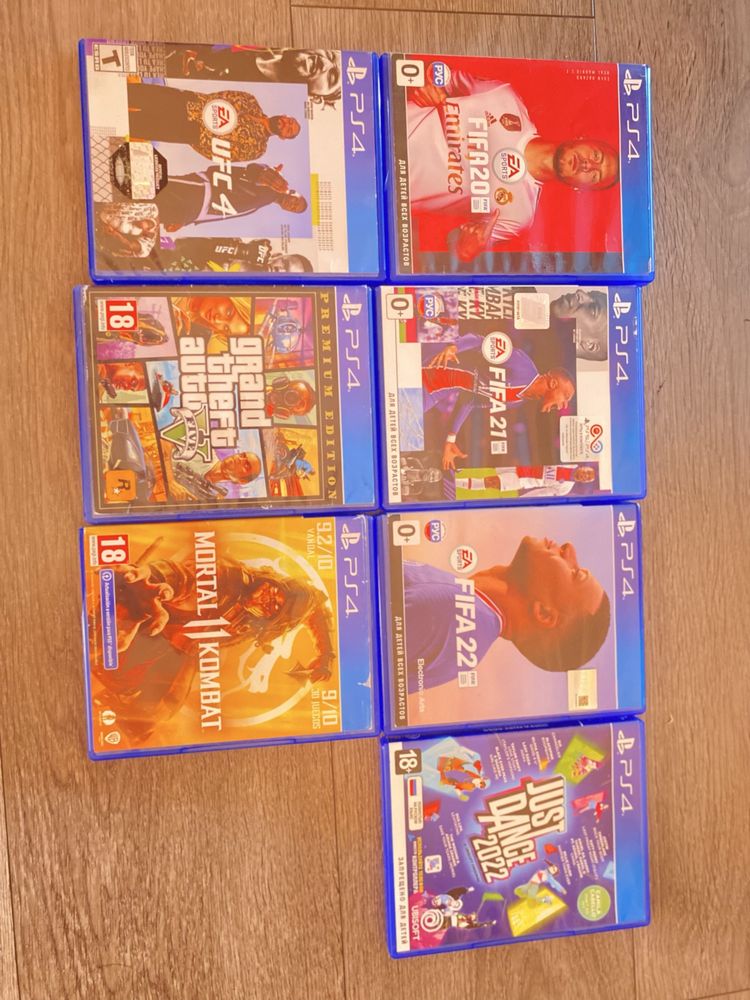 Диски игры для playstation PS4