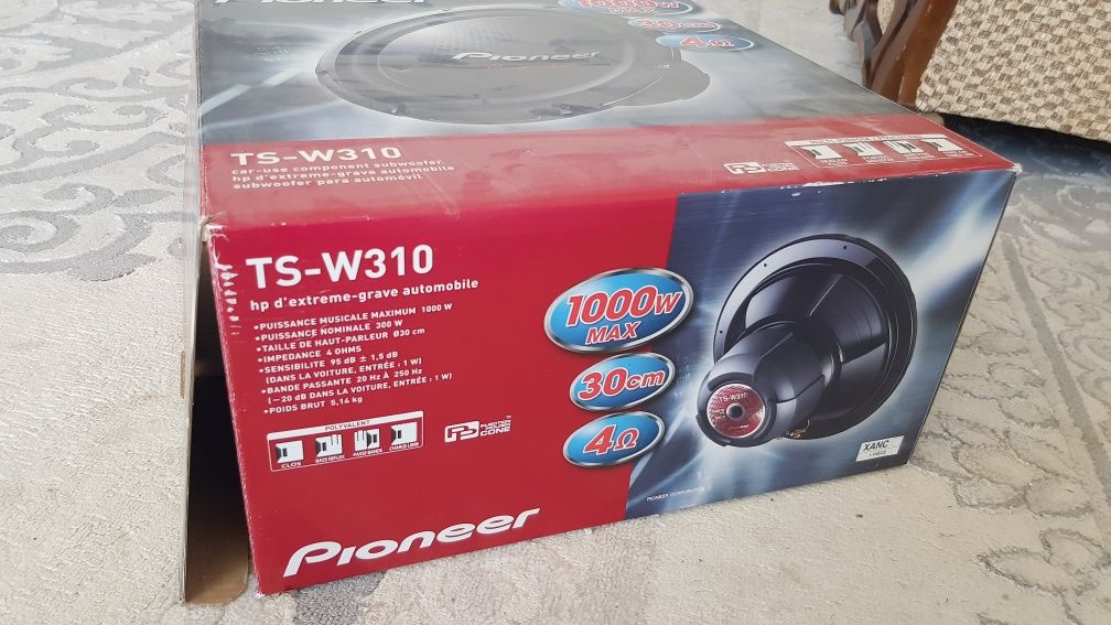 Сабвуфер Pioneer TS-W310 Champion оригинальный